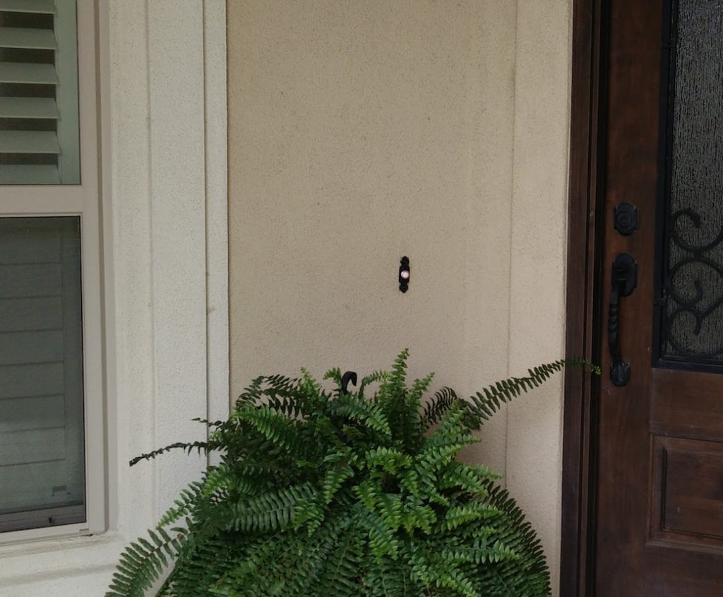 Picture of Before Ring WiFi Video Doorbell Installed