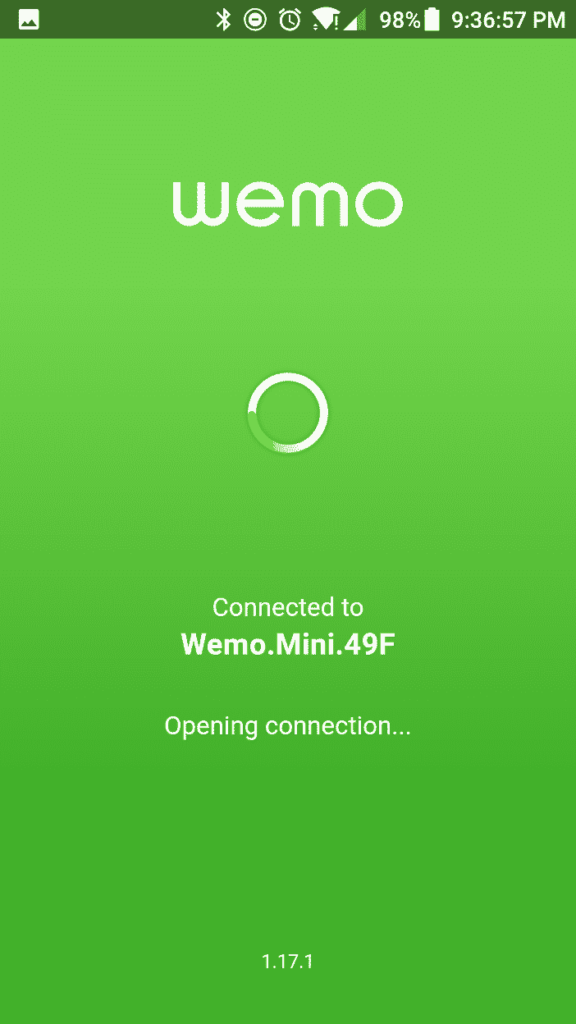 Screenshot Wemo Wifi Access Point