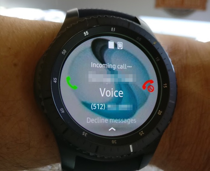 Picture of Samsung Gear S3 Smartwatch Phone Calls
