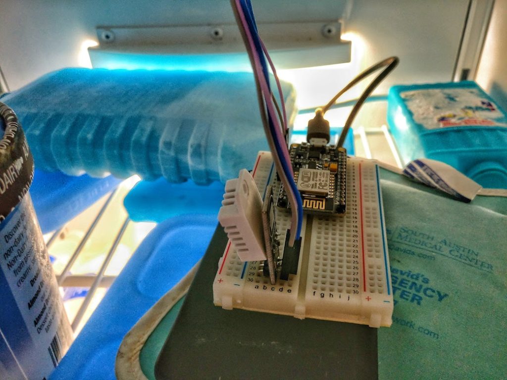 Monitor your Ice Cream with Easy Remote ESP8266 Temperature & Humidity Monitor With Cayenne in Freezer